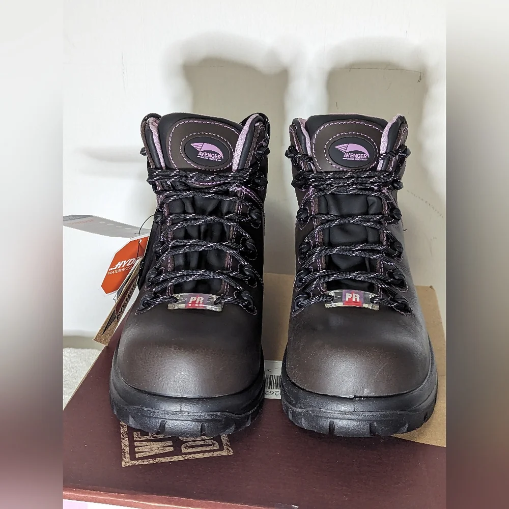 NWT Womens Avenger Composite Work Boots Framer A7123 8.5 M (B) EUC - Picture 3 of 9